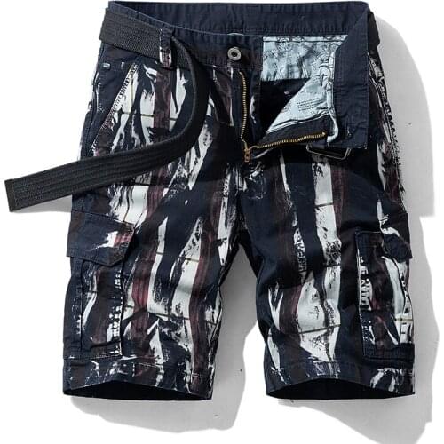 2021 Casual Mens Summer Shorts 100% Cotton Cargo Shorts Men Bermuda Short Pants Man Beach Boardshorts Male Fashion Sweatpants