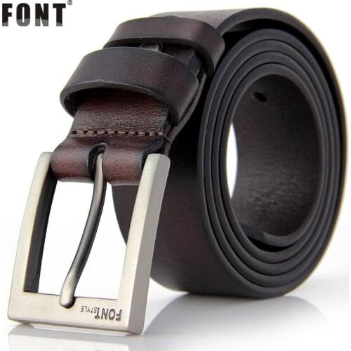 Mens belt luxury designer High quality Genuine leather man belt Pure cowhide skin strap male Formal men girdles & cummerbunds