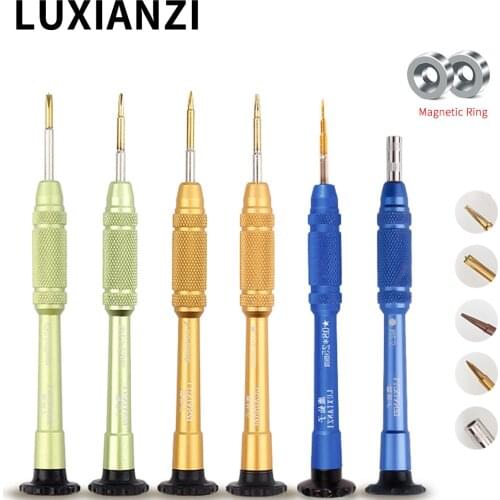 LUXIANZI Mini Precision Screwdriver Set With Magnetic Ring For iPhone Samsung Xiaomi Phone Multi-functional Repairing Tools