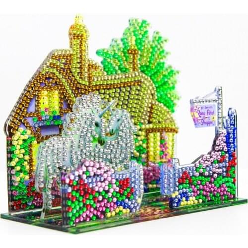 New 3D Kids Diamond Painting Puzzle House Character 5D Diamond Painting Cross Ctitch Kit Mosaic Diamond Embroidery Painting