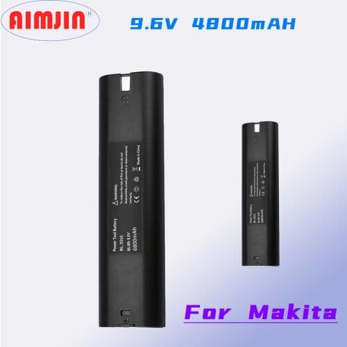 Newest for Makita 9.6v 4800mAh Power Tool Battery 191681-2,193889-4,193890-9,9000,9001,9002,9033,9034,9600 Free Shipping