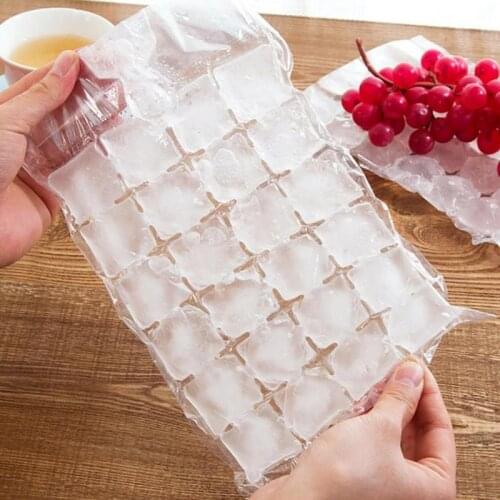 10Pcs Disposable Ice Tray Mold Water Injection Cocktail Ice-Making Bag Juice Drinking Tools Supplementary Food Tools