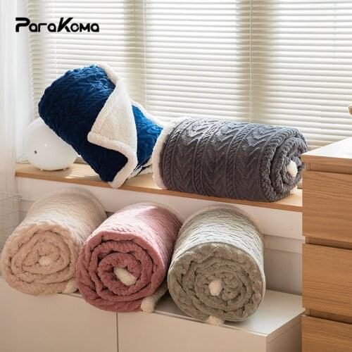 Parakoma Fleece Blankets On The Sofa