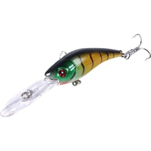 HENGJIA Laser Sinking Slowly Minnow Fishing Lure 10CM 7.8G Wobbler Artificial Fly Fishing Hard Bait Carp Crankbait Tackle 1PCS