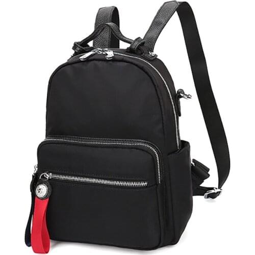 Backpack Womens 2019 New Style Fashion Popular Brand Backpack Versatile Casual Oxford Cloth Large Capacity