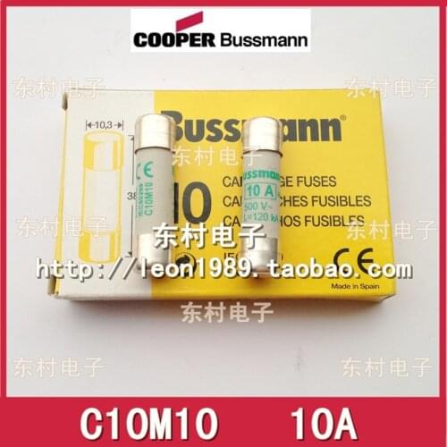 [SA]United States BUSSMANN Fuse C10M10 10A C10M12 C10M16 16A 550V fuse--50PCS/lot