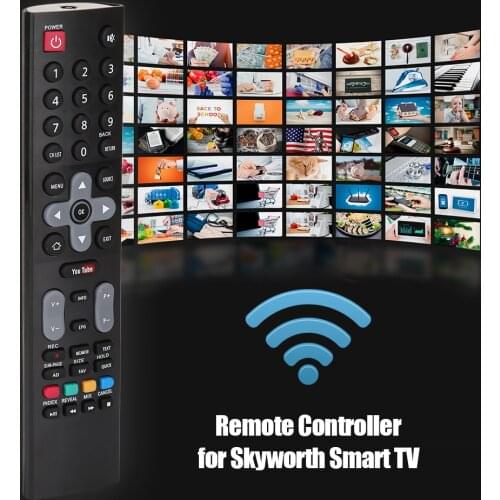 Replacement Household Remote Control Bedroom Television Decoration for Skyworth Smart TV with Youtube APP HOF16J234GPD12