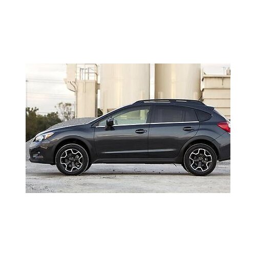 Steel Bottom Window Frame Sill Trim 4pcs For Subaru XV Impreza Hatchback 12-15