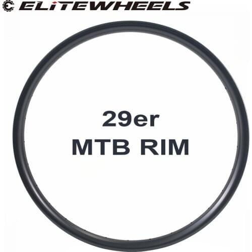 ELITEWHEELS Light Weight 29er XC AM DH Enduro Mountain Bike Carbon Rim 24 28 32 36H For MTB Wheelset 27 28 30 33 35 36 40 Depth