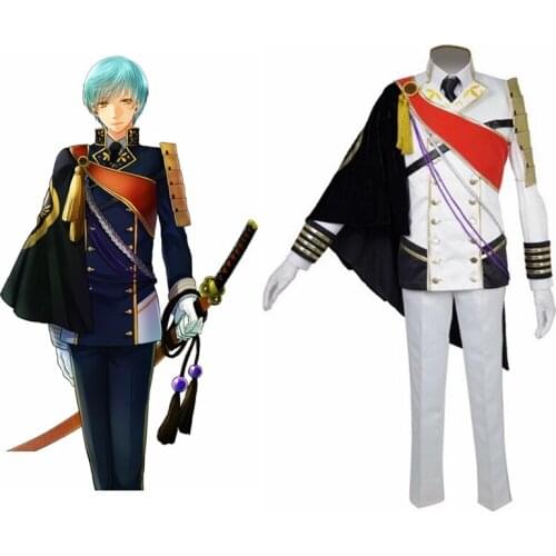 Unisex Anime Cos KATSUGEKI/TOUKEN RANBU Ichigo Hitofuri Cosplay Costumes Suit Sets Uniform