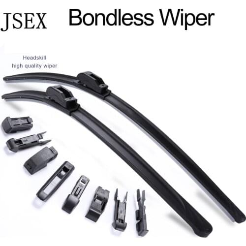 Universal U-type Soft Frameless Bracketless Rubber Car Windshield Wiper Blade for bmw ford toyota nissan jeep hyundai