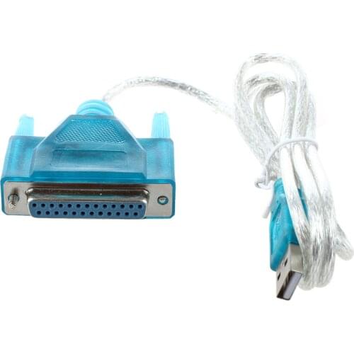 USB to Printer DB25 25-Pin Parallel Port Cable Adapter