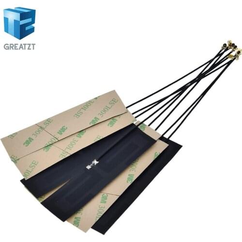10pcs GSM GPRS 2G 3G 4G LTE internal antenna 8dbi FPC connector 80*22mm wireless modem aerial 8cm Long IPEX connector