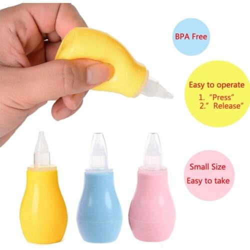 2018 Nasal suction device Kids Children Care Safe Non toxic Silicone Nasal Aspirator Cold Nose Snivel Mucus Clean Suction Device