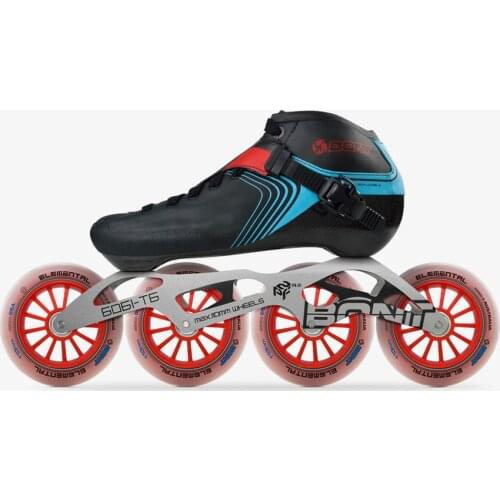 2020 Original Bont Dart Speed Inline Skates Heatmoldable CarbonFiber Boot 100/110mm Elemental Wheels Skating Patines