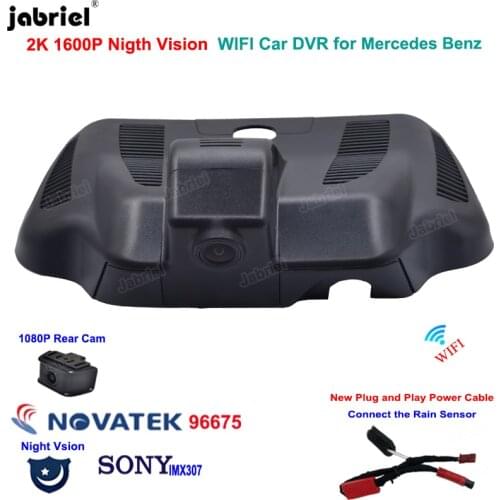 2K 1600P New Wifi Night Vision Car DVR Dashcam for Mercedes Benz A Class A200 A220 A250 w177 cla 35 45 gla 45 35 amg w118 x156