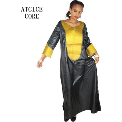 African dresses for women Dashiki Dresses bazin riche traditional african clothing Long Sleeve For ladies without scarf