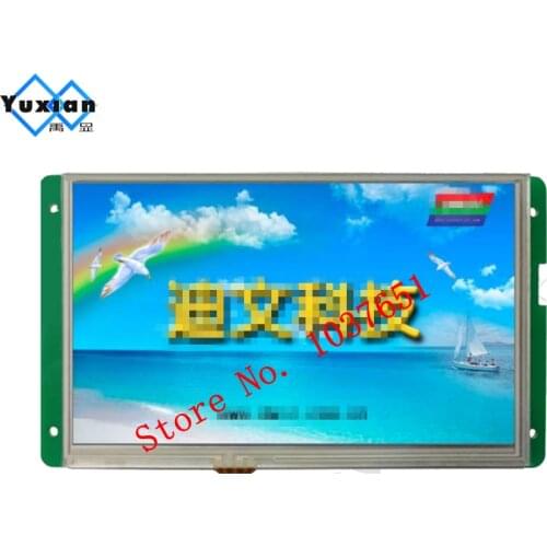 DMT80480L070_01W N DMT80480L070_01WTZ7A 7 inch DWIN serial port instruction screen RS232 with touch