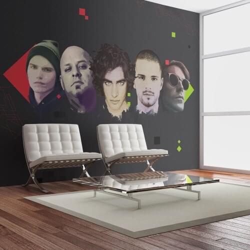 Wall mural-Five strangers - 350x270 cm