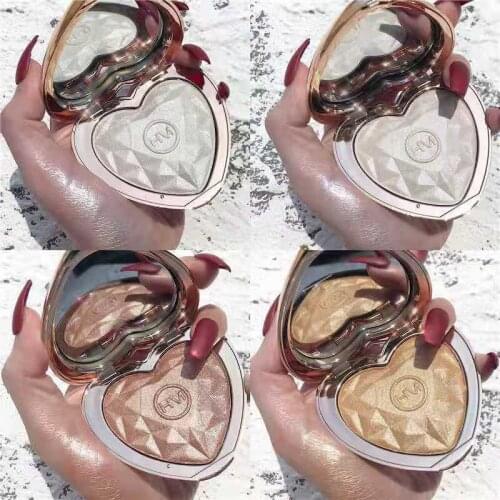 Highlighter Facial Bronzers Palette Makeup Glow Face Contour Shimmer Powder Illuminator Highlight Cosmetics