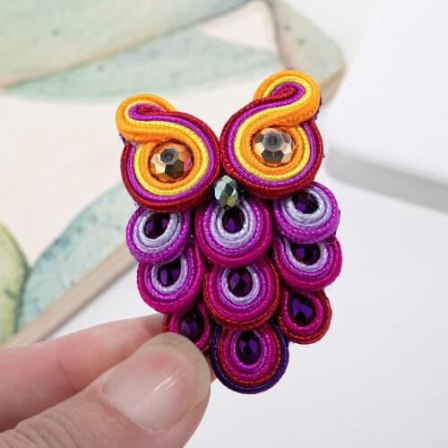 KPacTa 2021 Fashion Ladies owl Brooch Celebrity Style Pin Jewelry High Quality Jewelry Charming Exquisite Clothing Accessories