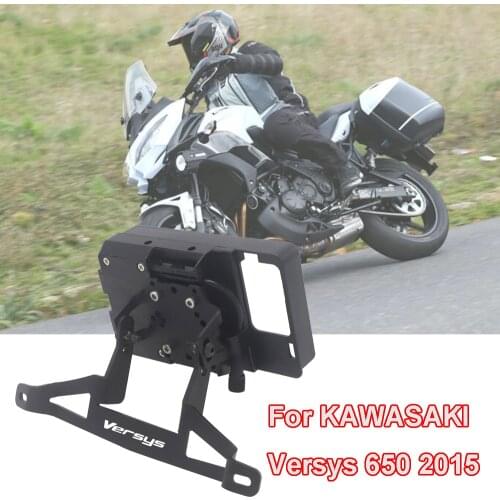 GPS navigation bracket Supporter Holder Motorcycle Accessories For Kawasaki Versys 650/1000 MY 2015