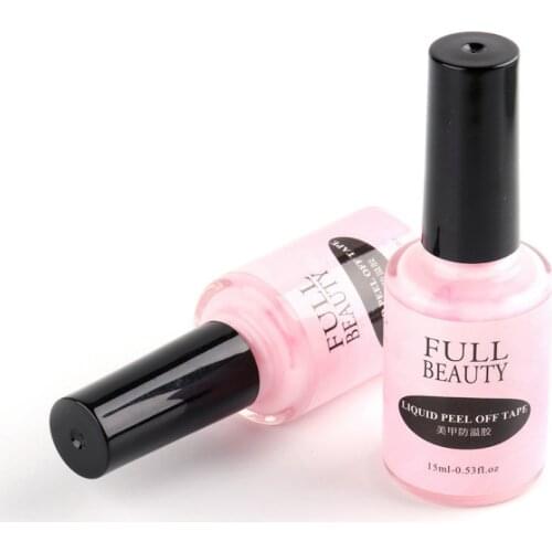 15ml Nail Polish Liquid Peel Off Tape Protect Glue Varnish Anti-spill Latex Fast Dry Skin Care Nail Art Tweezer Protector
