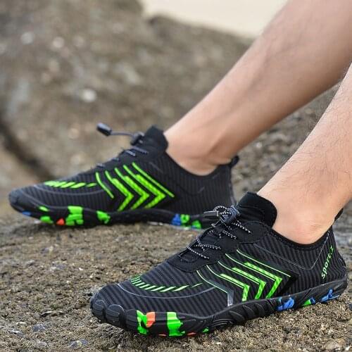 Big Size 35-48 Couple Shoes Summer Water Shoes Men Women Beach Sandals Upstream Aqua Shoes Man Sea Slipper Diving Swimming Socks