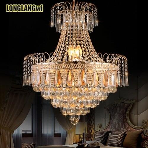 New Luxury LED Crystal Chandeliers Living Room Lamp Crystal For Chandelier lighting indoor Lights
