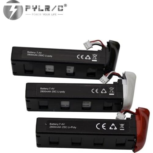 For MJX Bugs 2 B2W B2C rechargeable battery 7.4V 2800mah 25C Li-po Battery For MJX B2W B2C RC quadcopter drone spare parts