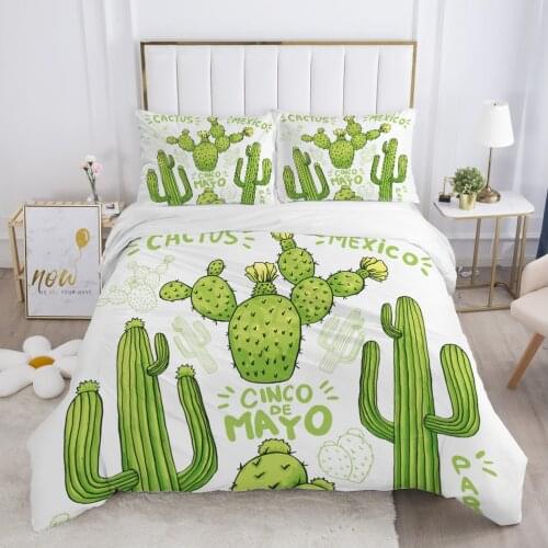 Nordic bedding set Duvet cover set pillow case 50x75 Bed linens Bed cover 220x240 140x200 150*200 Green