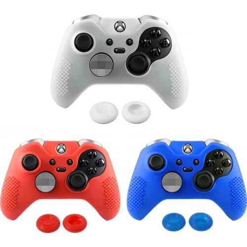 Anti-slip Protective Skin for XBox Series X S Controller Silicone Gel Case with Joystick Grips Analog Thumb Stick Caps