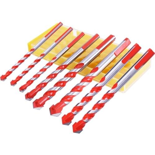 Threaded Triangle Tungsten Steel Wall Tile Concrete Drilling Bit Household Marble Overlord Drill Hand Electric Drill