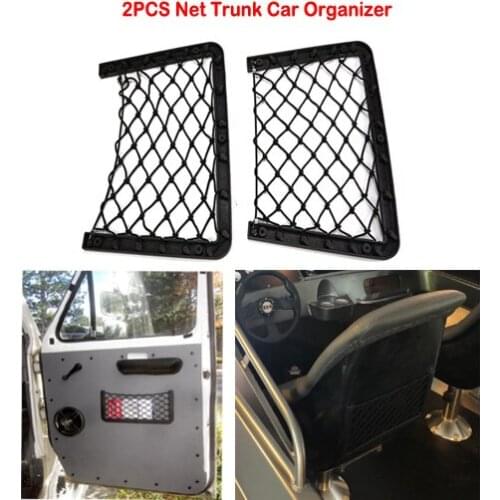 2pcs General Rear-Row Vehicle Storage Tank Storage Bag Back-up Tank Car Cleaning Net Seat Back Storage Tank Cleaning Automotive