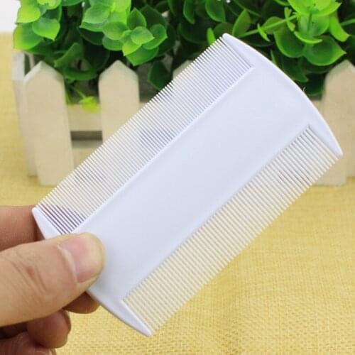 Pet supplies double-sided close tine plastic pet hair comb cat dog flea comb