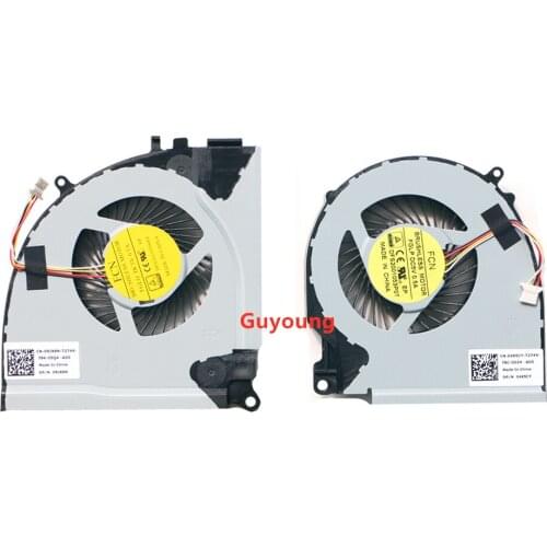 CPU GPU COOLING fan for Dell Inspiron 15 7000 7557 7559 fan cooler 0RJX6N RJX6N 04X5CY 4X5CY FGLP FGLQ