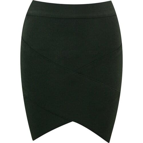 Women Bandage Skirts Summer Autumn Black 2020 New Bodycon Mini Skirts Party Club Elegant Celebrity Ladies Skirts