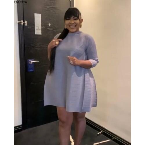 2020 Summer Mini Dress Half Sleeve Office Lady Loose Africa Women Bodycon Night Club Party Sexy Street Dresses Vestidos GLD042