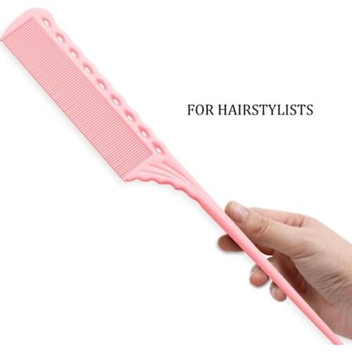 1PC Portable Hair Comb Hair Brush Pointed Tail Comb Comb Detangling Brush Rat Tail Comb Coming Hairdressing Combs