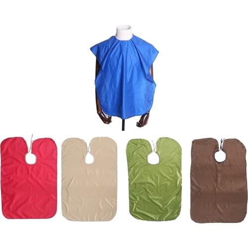 1pc Color Random Waterproof Hairdressing Cape Wraps For Kids Child Solid Color Hair Cutting Cape Barber Wrap