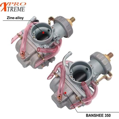 2pcs Motorcycle Carburetor Carb Replacement Fits for Yamaha BANSHEE 350 1987-2006 YFZ300 Accessory Carburador