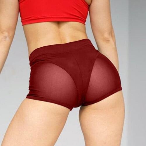 2021 New High Waist Women Sexy Neon Perspective Mesh Sheer Swim Shorts Bikini Bottom Cover Up Solid Beachwear Plus Size 5XL