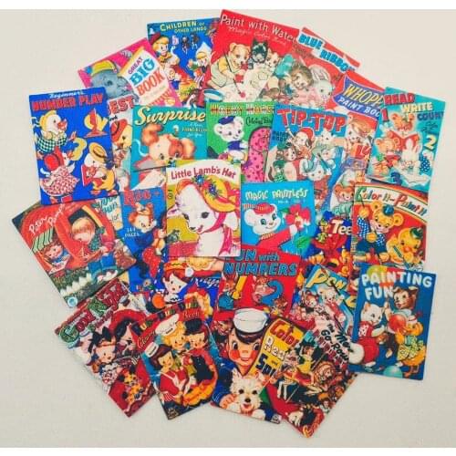 30PCS Vintage Showa Style Stickers DIY Scrapbooking Journal Bottom Collage Phone Diary Album Happy Planner Gift Seal Decorate