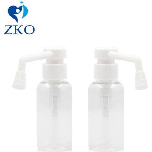 5pcs/lot 80ml Plastic Nozzle Spray Free Shipping Refillable Bottle Empty Hand Sanitizer Long Cosmetic Containers Pump Bottles
