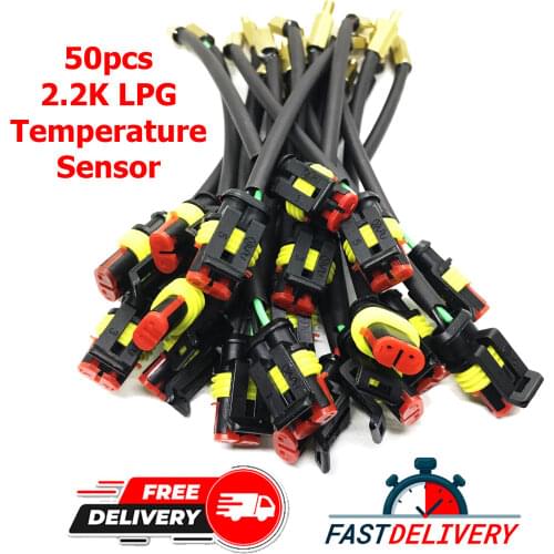 50 pcs NTC 2K Ohm LPG Temperature Sensor LPG CNG GPL Vaporizer - Engine Water Temp Sensor Atiker AKL
