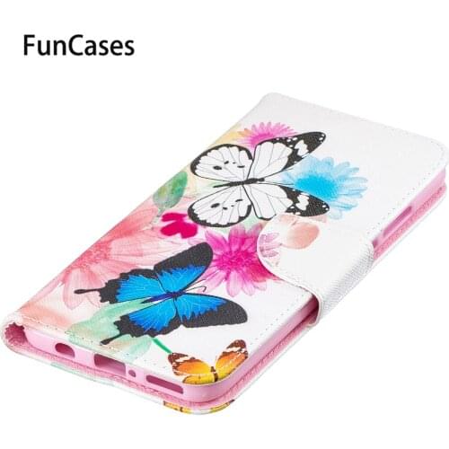 Patterned PU Leather Phone Bag cases For funda Huawei P30 Lite Coques Phone Etui Cases sFor Mobile Phone Huawei capa Nova 4E