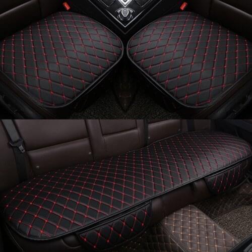 Front Car Seat Cover Rear Leather Cushion Universal Size For Aston Martin/Alfa Romeo/Alpina/Lamborghini /Lincoln/Maserati