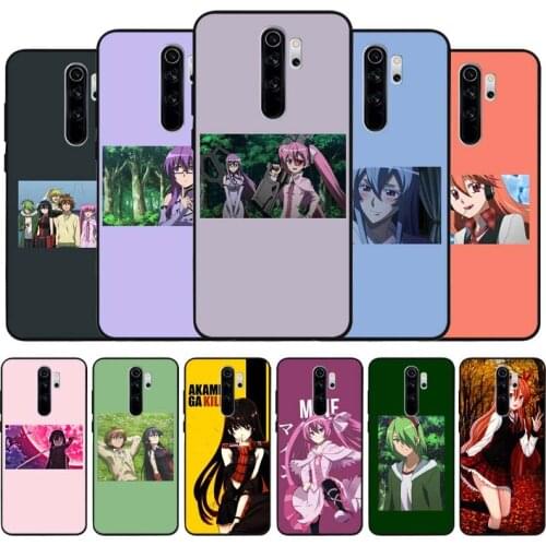 Akame ga kill black Silicone Phone Case For Redmi note 9 8 7 Pro S 8T 7A Cover