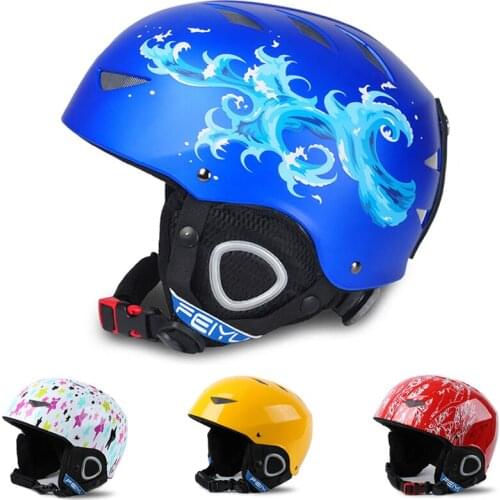 Kids Boys Skate Skiing Helmets Children Ultralight Ski Helmet Warmer Snowboard Skateboard Sports Safety Equipment Protect Gear