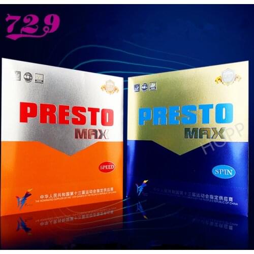Friendship 729 PRESTO MAX SPIN SPEED Table tennis rubber non-tacky cake macroporous sponge ping pong tenis de mesa